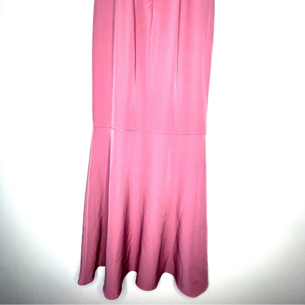 WAYF The Gabrielle Strapless Trumpet Gown Mauve Size Medium - Picture 7 of 11